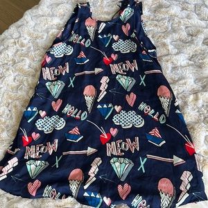Zara Ice cream cartoon skater dress